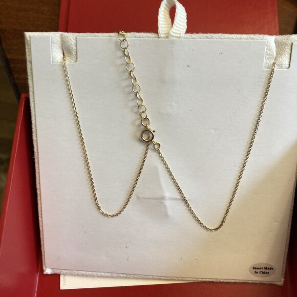 159 Red Envelope Lucky Horseshoe Necklace NIB - Picture 2 of 6